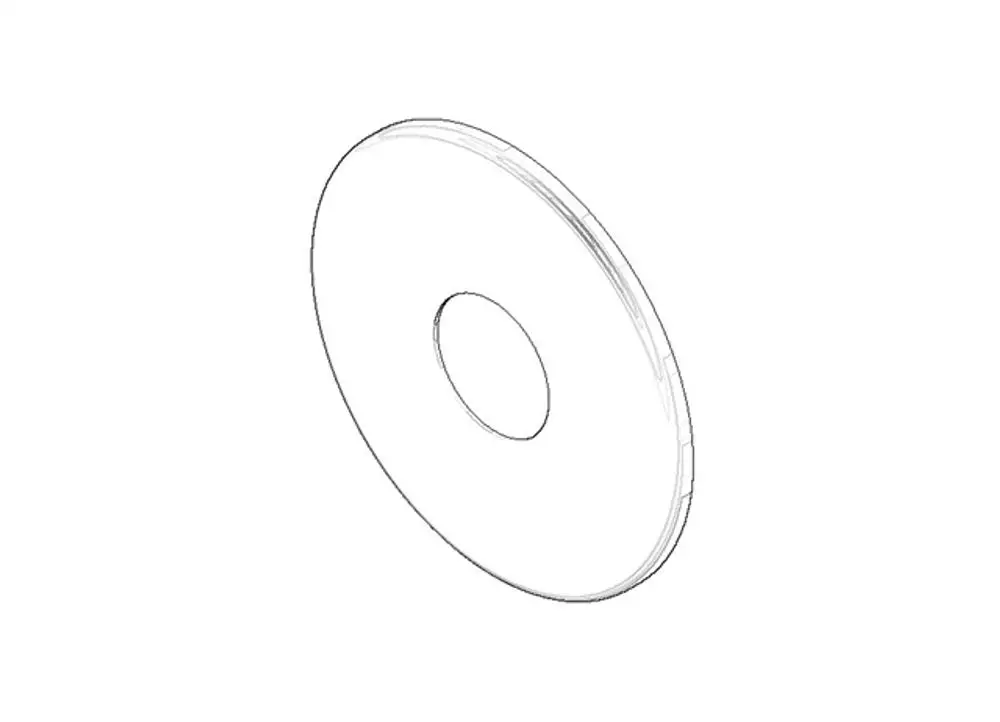 DORNBRACHT Abdeckung ERSATZTEILE 90279700700 D. 85 x 3 mm Dark Platinum gebürstet, 90279700700-99 Galeriebild 1
